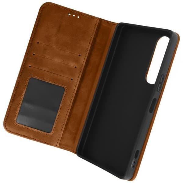 Etui Honor 90 Lite i brunt korsmönster