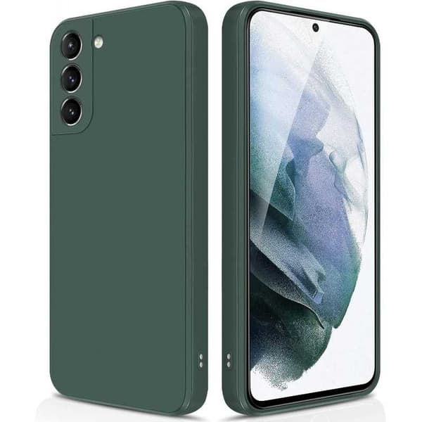 Samsung S21 Plus Kuminen Matt Green Shell Liquid - vihreä