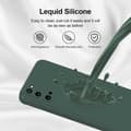 Miniatyrbild 4 av 7: Samsung S20 Gummibelagd Mattgrönt Skal Kameraskydd Liquid - Grön