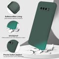 Miniatyrbillede 2 af 6: Samsung S10e Gummieret matgrøn skalvæske - grøn