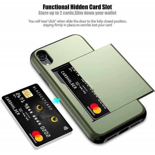 iPhone XR Iskunkestävä Cover Cover Card -paikka StreetWise