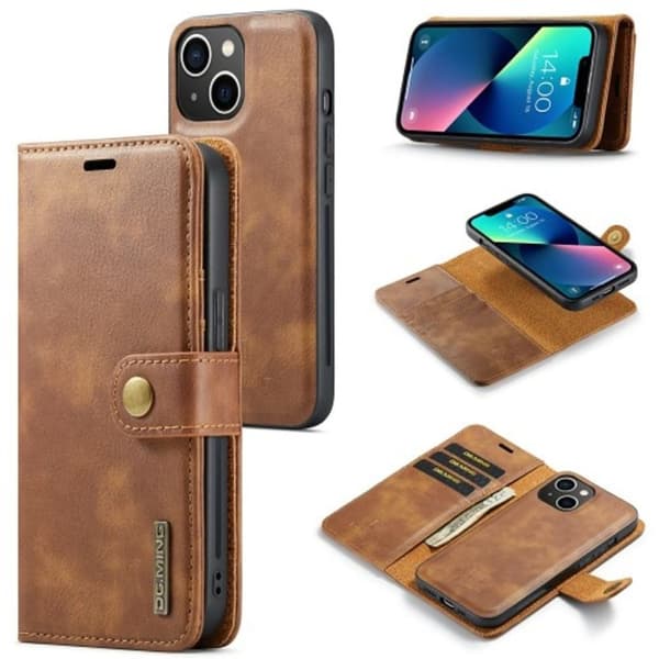 DG.MING iPhone 15 fodral - Brun