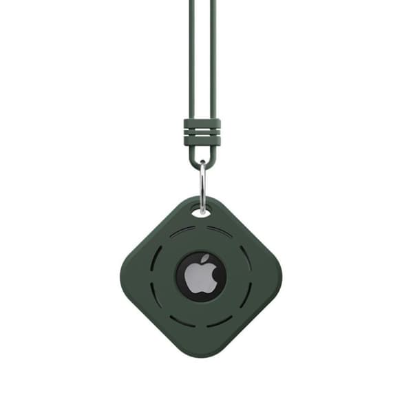 Apple AirTag skal med en hållare - Militärgrön