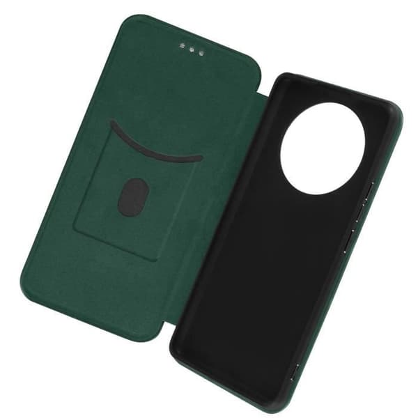 Fodral för Realme 11 Pro Plus och 11 Pro - AVIZAR - Carbon Wallet - Mörkgrön