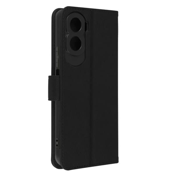 Fodral till Honor 90 Lite - AVIZAR - Plånbok - Videostödfunktion - Svart