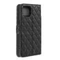 Miniatyrbild 1 av 4: iPhone 15 Fodral - AVIZAR - Geo Black Collection - Fullständigt skydd - Quiltad Rhombic Design