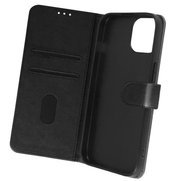 Skal till iPhone 15 Pro Max - AVIZAR - Chesterfield - Stativfunktion - Svart