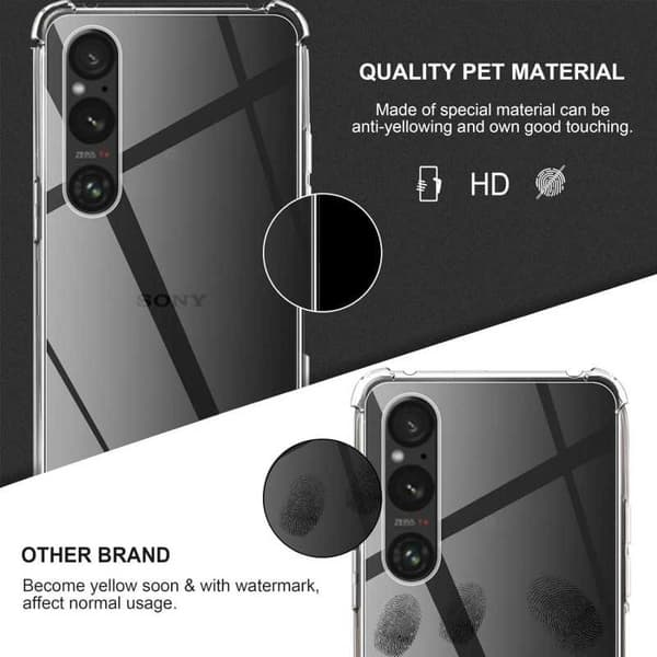 Xperia 1 V Stöttåligt Skal med Förstärkta Hörn