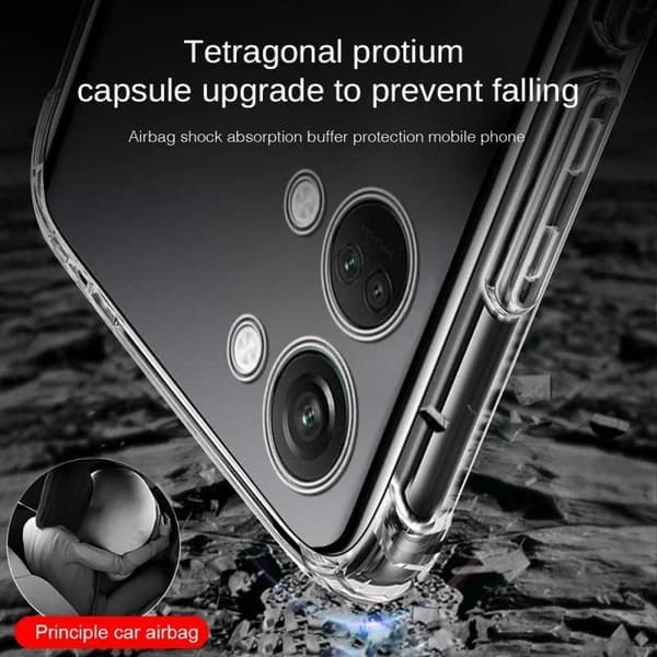 OnePlus Nord 3 gennemsigtigt stødabsorberende cover