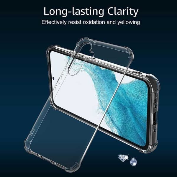Samsung Galaxy A05s läpinäkyvä iskuja vaimentava kansi