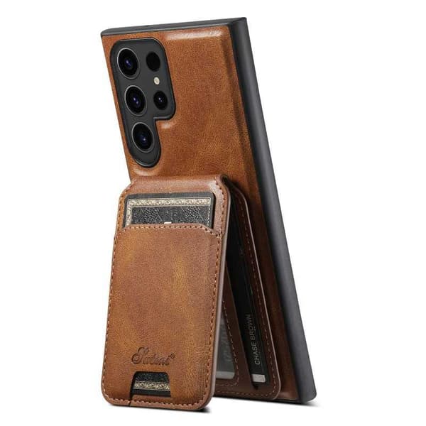 Suteni™ 2in1 Magsafe etui med kortholder Samsung S23 Ultra - Svart