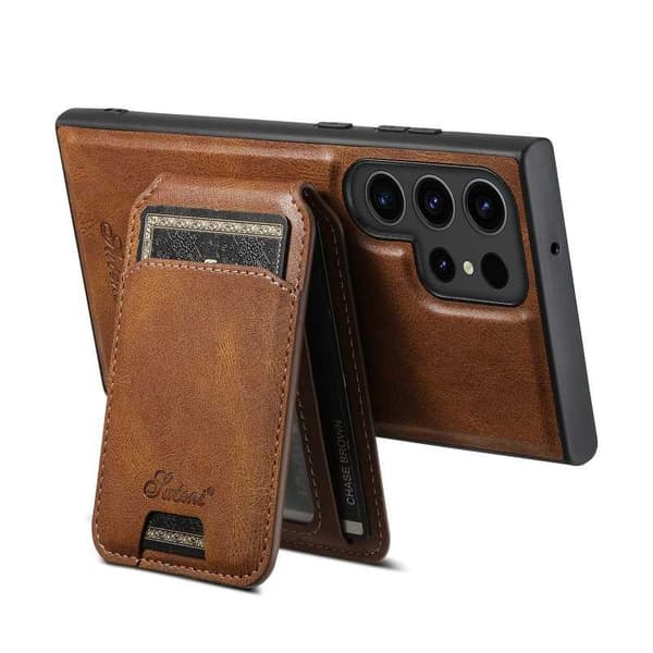 Suteni™ 2in1 Magsafe etui med kortholder Samsung S23 Ultra - Svart