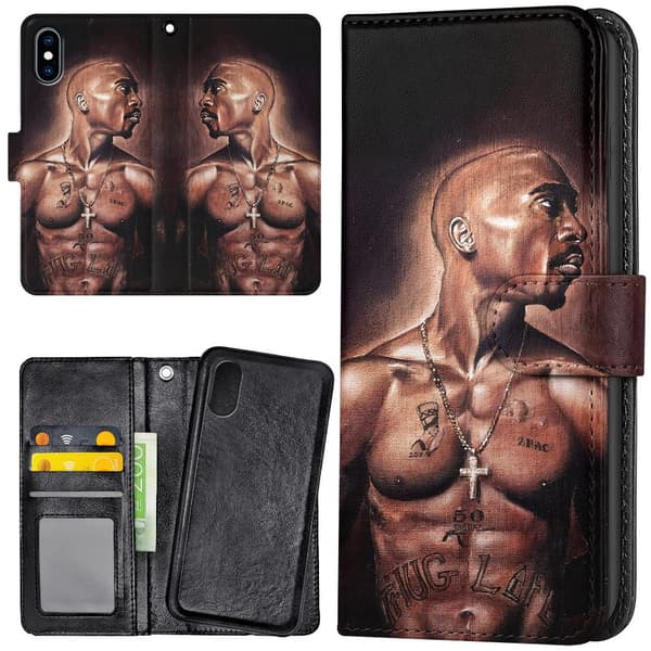 iPhone X/XS - Lommebok Deksel 2Pac