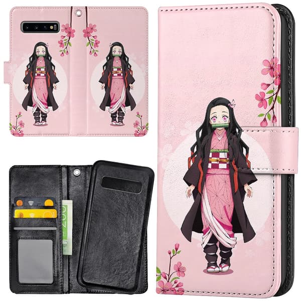 Samsung Galaxy S10 - Lommebok Deksel Anime
