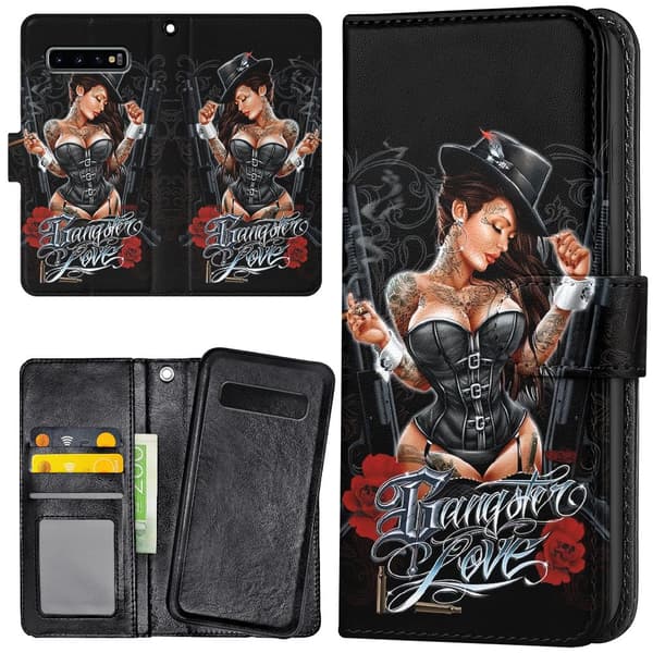 Samsung Galaxy S10 - Lommebok Deksel Gangster Love