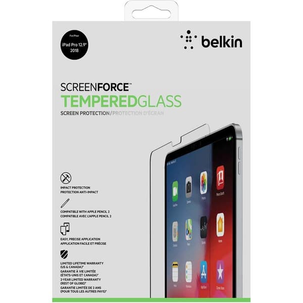 Belkin iPad Pro 12.9 2020/2021/2022 Skärmskydd Screen Force Tempered Glass