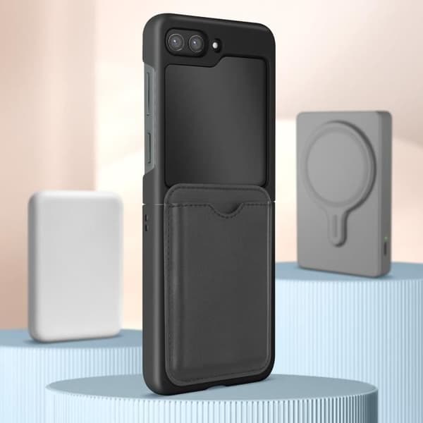 MagSafe Fodral till Samsung Galaxy Z Flip 5 - AVIZAR - Hårt - Smal design - Svart