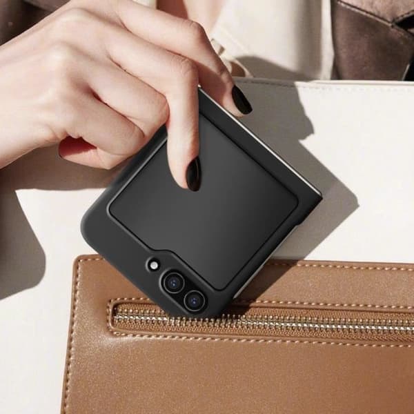 MagSafe Fodral till Samsung Galaxy Z Flip 5 - AVIZAR - Hårt - Smal design - Svart