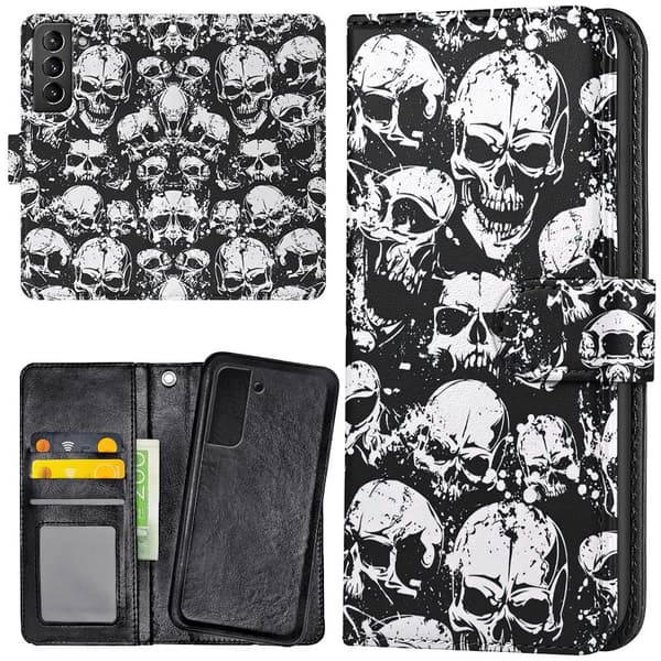 Samsung Galaxy S22 Plus - Mobilcover/Etui Cover Skulls
