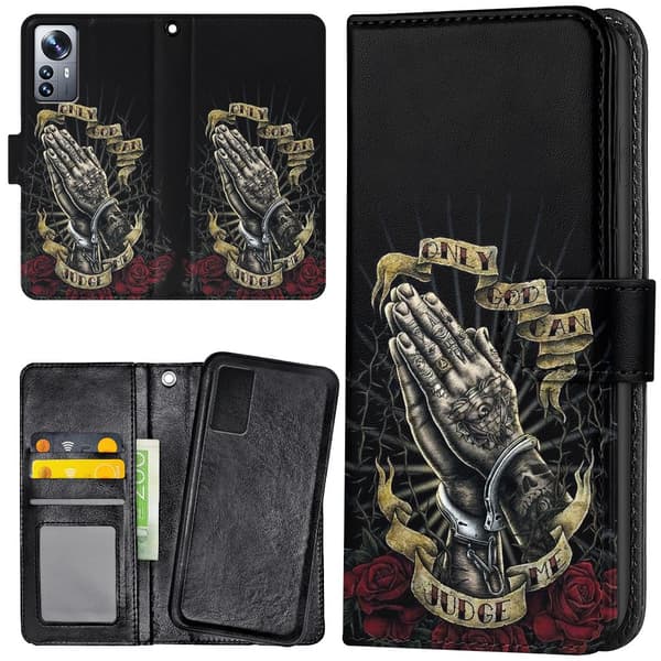 Xiaomi 12 - Lommebok Deksel Only God Can Judge Me