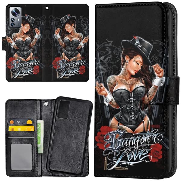 Xiaomi 12 Pro - Mobilcover/Etui Cover Gangster Love