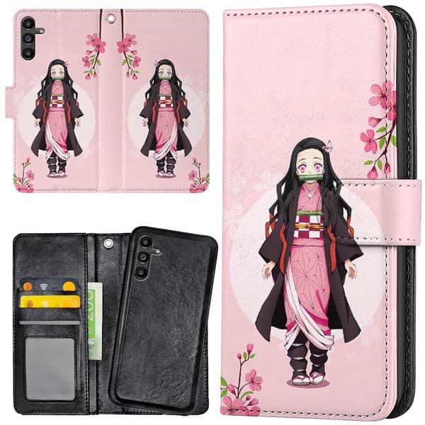 Samsung Galaxy A13 5G/A04s - Lompakkokotelo/Kuoret Anime