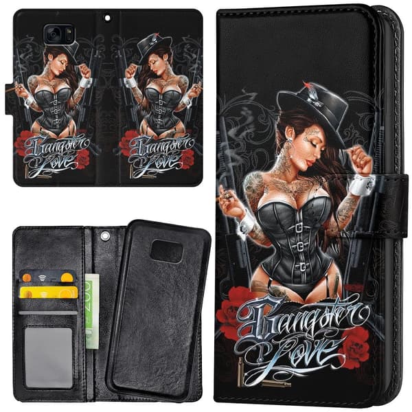 Samsung Galaxy S7 - Lommebok Deksel Gangster Love