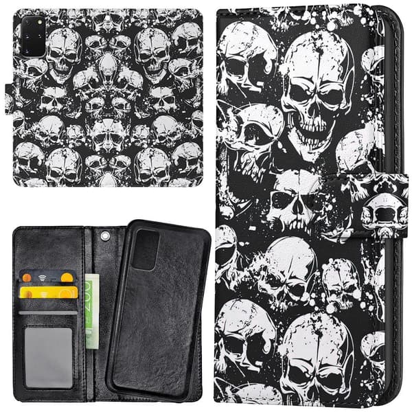Samsung Galaxy S20 FE - Lompakkokotelo/Kuoret Skulls