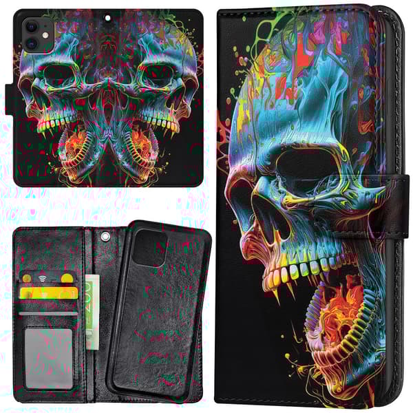 iPhone 11 - Lommebok Deksel Skull