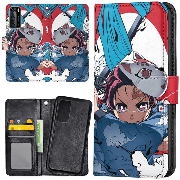 Huawei P40 - Plånboksfodral/Skal Anime