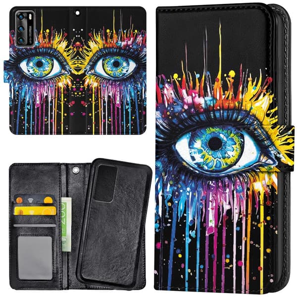 Huawei P40 Pro - Mobilcover/Etui Cover Rindende Øje