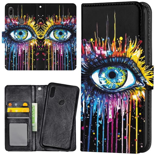 Huawei Y6 (2019) - Mobilcover/Etui Cover Rindende Øje