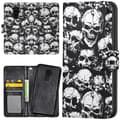 Miniatyrbilde 1 av 2: Samsung Galaxy S9 Plus - Lommebok Deksel Skulls