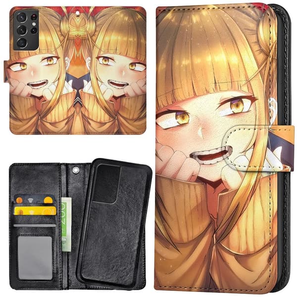 Samsung Galaxy S21 Ultra - Plånboksfodral/Skal Anime Himiko Toga
