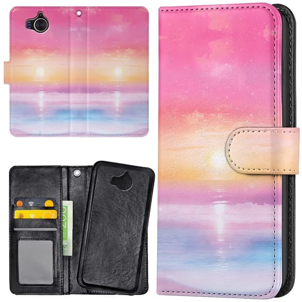 Huawei Y6 (2017) - Lommebok Deksel Sunset