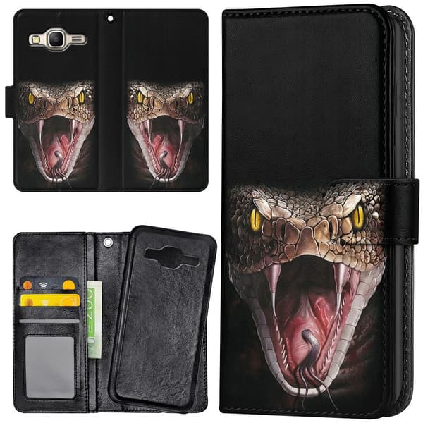 Samsung Galaxy J3 (2016) - Lommebok Deksel Snake