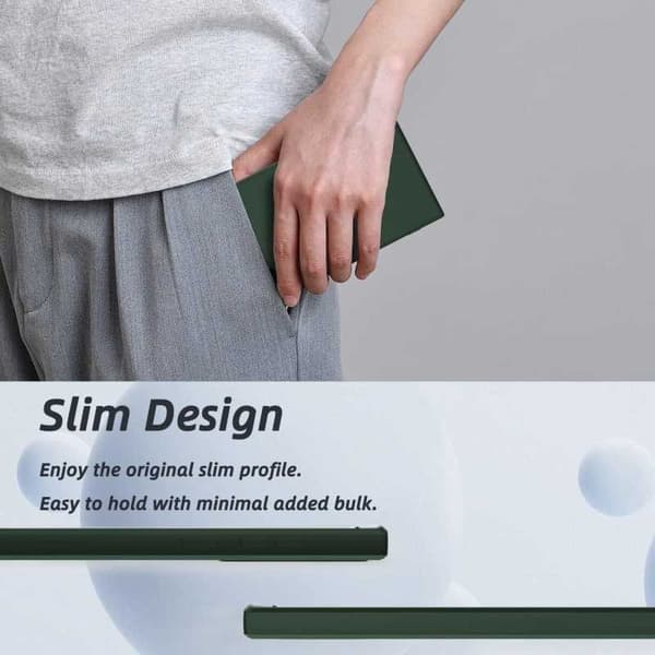 Samsung S23 Ultra Gummieret matgrøn skalvæske - grøn