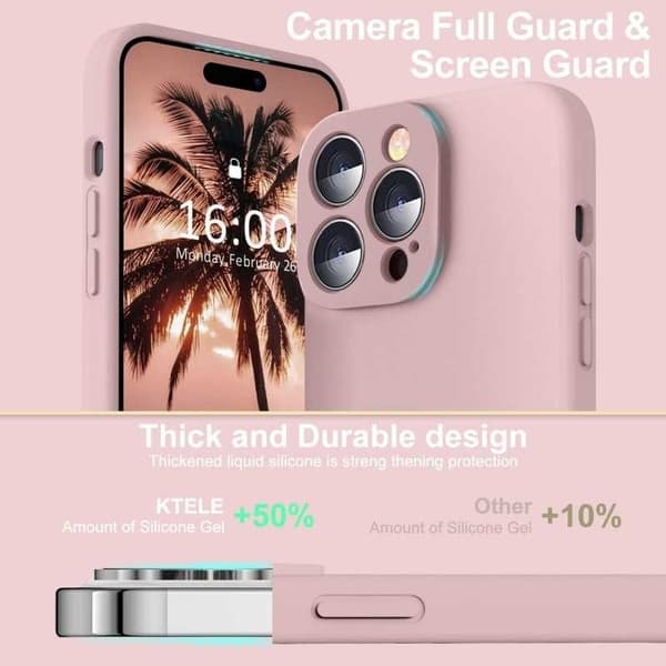 iPhone 11 Pro Max kumitettu mattapinkki kuoren neste - vaaleanpunainen