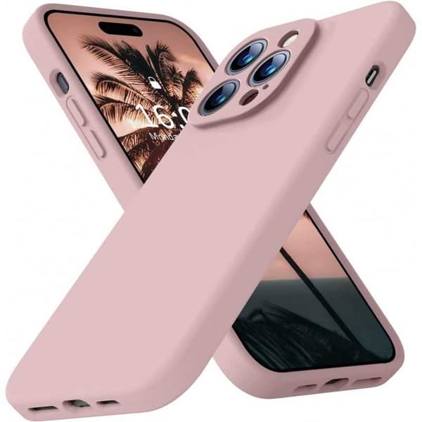iPhone 11 Pro Max kumitettu mattapinkki kuoren neste - vaaleanpunainen