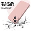 Pikkukuva 5 / 7: iPhone 15 kumitettu mattapinkki kuoren neste - vaaleanpunainen