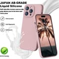 Miniatyrbillede 2 af 6: iPhone 15 Pro Gummieret mat Pink Shell Liquid - Pink