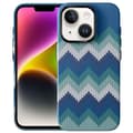 Miniatyrbild 1 av 6: Tunt Bakskal till iPhone 14 Textildesign - Blå