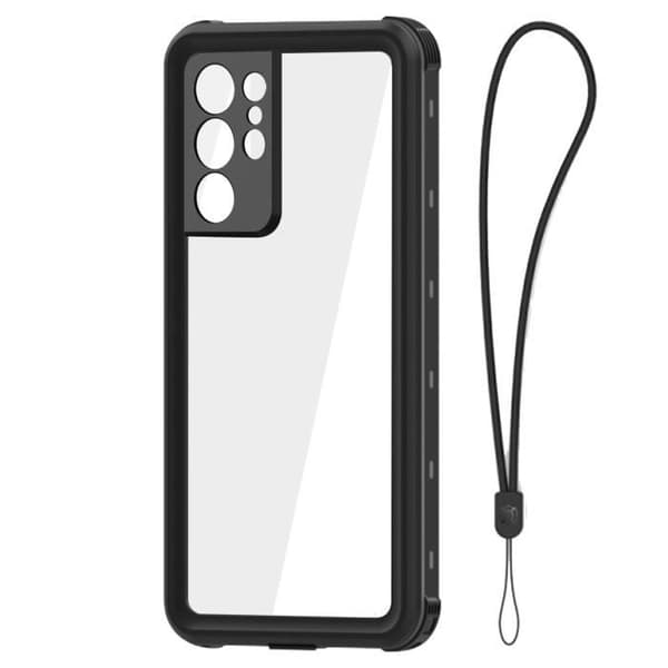 Redpepper vattentätt fodral som är kompatibelt med Samsung Galaxy S21 Ultra Transparent