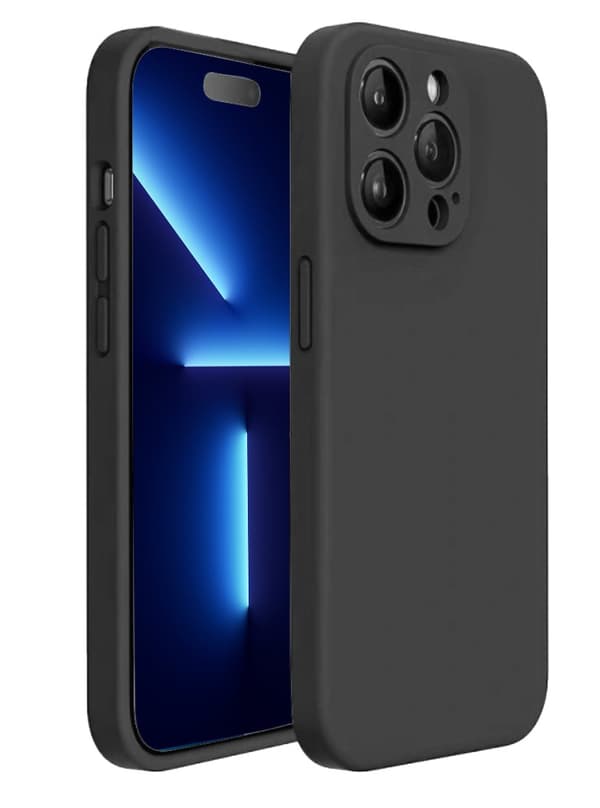 iPhone 13 Pro Max Matt Svart Skal - Med Kameraskydd