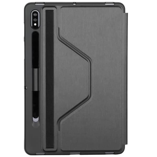 Tablet fodral - TARGUS - Galaxy Tab S7 - Svart - Stötsäker - Elegant