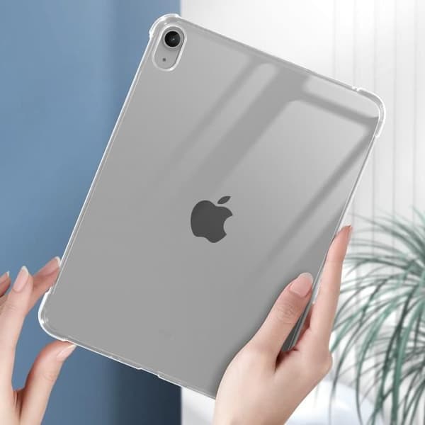 Fodral för iPad 10 2022 - AKASHI - Mjuk silikon - Förstärkta hörn - Genomskinlig