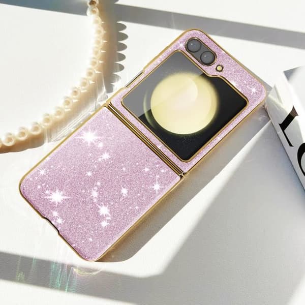 Mobilskal - AVIZAR - Galaxy Z Flip 5 - Glittrig - Hård - Ökad skydd