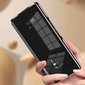 Miniatyrbild 4 av 4: AVIZAR Clear View Fodral till Samsung Galaxy Z Fold 5 - Svart - Spegel Flip Stand Funktion