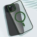 Miniatyrbild 4 av 4: Coque MagSafe - AVIZAR - iPhone 15 - Silikon Gel - Grön - Magnetring