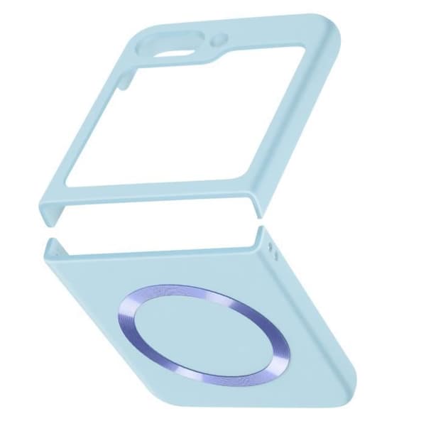 AVIZAR hårt skyddsfodral för Samsung Galaxy Z Flip 5 - Ljusblå - MagSafe-kompatibel